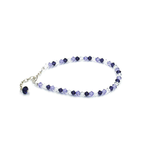 Pulseras Violetas - Preciosa® Crystals 4 mm