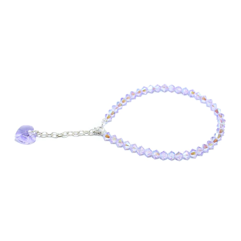 Pulseras Violetas - Cristales de Swarovski® 4mm - comprar online