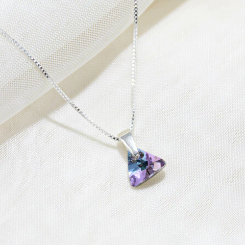 Dije Triangulo 8 mm - Blühend Crystals