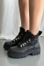 BORCEGO BRUSELLAS CUERO NEGRO - comprar online