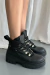 BORCEGO BRUSELLAS CUERO NEGRO