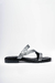 SANDALIA ALYKA CUERO PLATA - comprar online