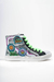 ZAPATILLA PARCH CUERO PLATA