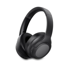 Auricular D2-ANC Bluetooth 5.3 + Cable 3.5mm Active Noise Canceling 45Hs Low Latency Black