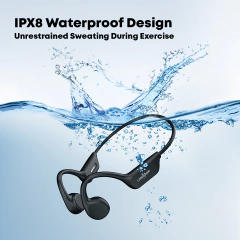 Auriculares Natacion LANGSDOM Bone Conduction BE17 Bluetooth 5.4 + 32GB MP3 IPX8 - comprar online