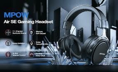 Auricular Gaming Mpow AIR SE Mic Control PS5, PS4, XBox, PC Switch Black Silver - comprar online