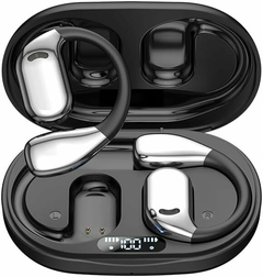 Auricular Open Ear M75 3D Surround Bluetooth 5.4 HD Sound Display Black