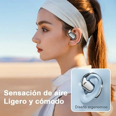 Auricular Open Ear M75 3D Surround Bluetooth 5.4 HD Sound Display Black - tienda online