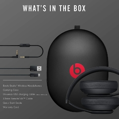 Auricular Apple Beats Studio 3 Wireless Active Noise Cancelling Black