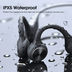 Auricular Mpow Bone Conduction Sport BT 5.0 IPX5 9 hrs Black - comprar online