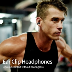 Auricular Deportivo OWS E88 Open Ear Clip On BT 5.3 Low Latency 5/20Hrs