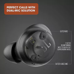 Auricular JBL Live Free NC+TWS con Cancelacion de Ruidos Activa Blanco - Auriculares