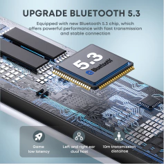 Auriculares Inalambricos Theta TG11 Langsdom Bluetooth 5.3 Cancelación de ruido ENC Low Latency - comprar online