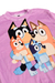 Buzo de Plush extra suave Bluey lila - Maquina de Disfraces