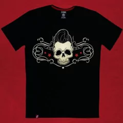 Remera Hombre Skull Rock El Danzante