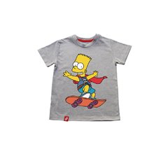 Remera Niños Bart Simpson Skate El Danzante