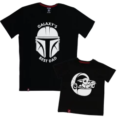 Remera Hombre y niño Galaxys Best Dad El Danzante
