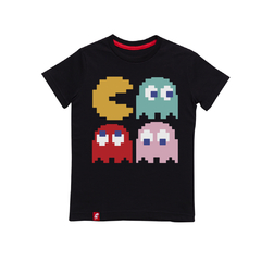 Remera Niños Pac Man y Ghost El Danzante