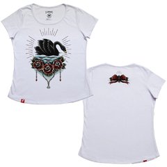 Remera Mujer Cisne negro Old School El Danzante