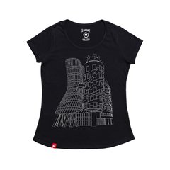 Remera Mujer Arquitectura Frank Gehry Dancing House El Danzante