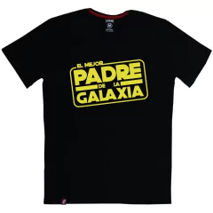 Remera Hombre El Mejor Padre de la Galaxia El Danzante
