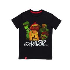 Remera Niños Gorillaz Danzante