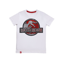 Remera Niños Jurassic Park III Logo Rojo El Danzante en internet