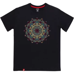 Remera Hombre Mndala Bordo El Danzante