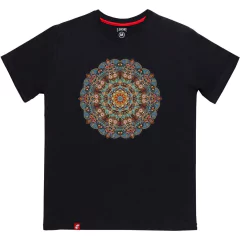 Remera Hombre Mndala Celeste El Danzante