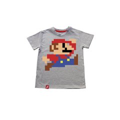 Remera Niños Mario Bros 8 Bits El Danzante