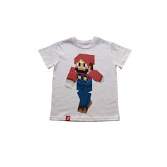 Remera Niños Mario Bros Minecraft El Danzante