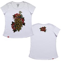 Remera Mujer Pavo Real Old School El Danzante - comprar online