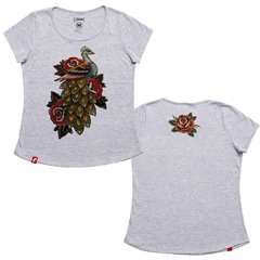 Remera Mujer Pavo Real Old School El Danzante en internet