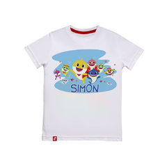 Remera Niños Baby Shark Personalizado El Danzante