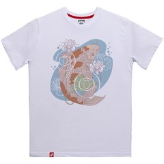 Remera Hombre Pez Koi Pastel El Danzante