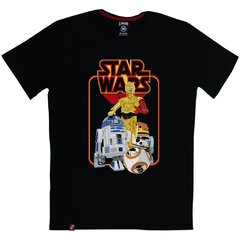 Remera Hombre Star Wars Robots Retro El Danzante