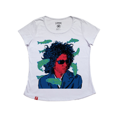 Remera Mujer Andres Calamaro Salmon El Danzante