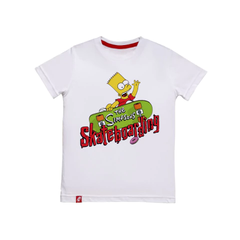 Remera Bart Skate Niños