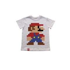 Remera Niños Mario Bros 8 Bits II El Danzante