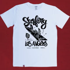 Remera Hombre Surfing Los çngeles El Danzante