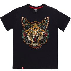 Remera Hombre Tigre con Mariposa El Danzante