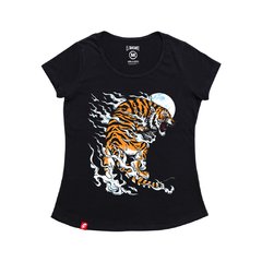 Remera Mujer Tigre con Luna El Danzante