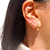Brinco argolinha click Classic (PP) banhado a ouro - comprar online