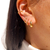 Brinco argolinha click Classic (M) banhado a ouro