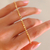 Pulseira Gina banhada a ouro na internet