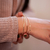 Bracelete Minimalista aberto banhado a ouro - loja online