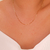 Corrente Veneziana 45cm banhado a ouro - comprar online