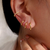Brinco Argolinha click Basic M 7mm banhado a ouro - loja online