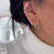 Brinco Argolinha Bamboo M banhado a ouro - loja online