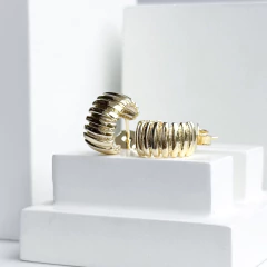 Brinco argola Kendall banhado a ouro - comprar online